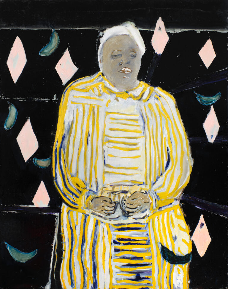 Antony valerian, DAS ZARTE GRAS ZERTRETEN 190 x150 cm, oil on canvas
