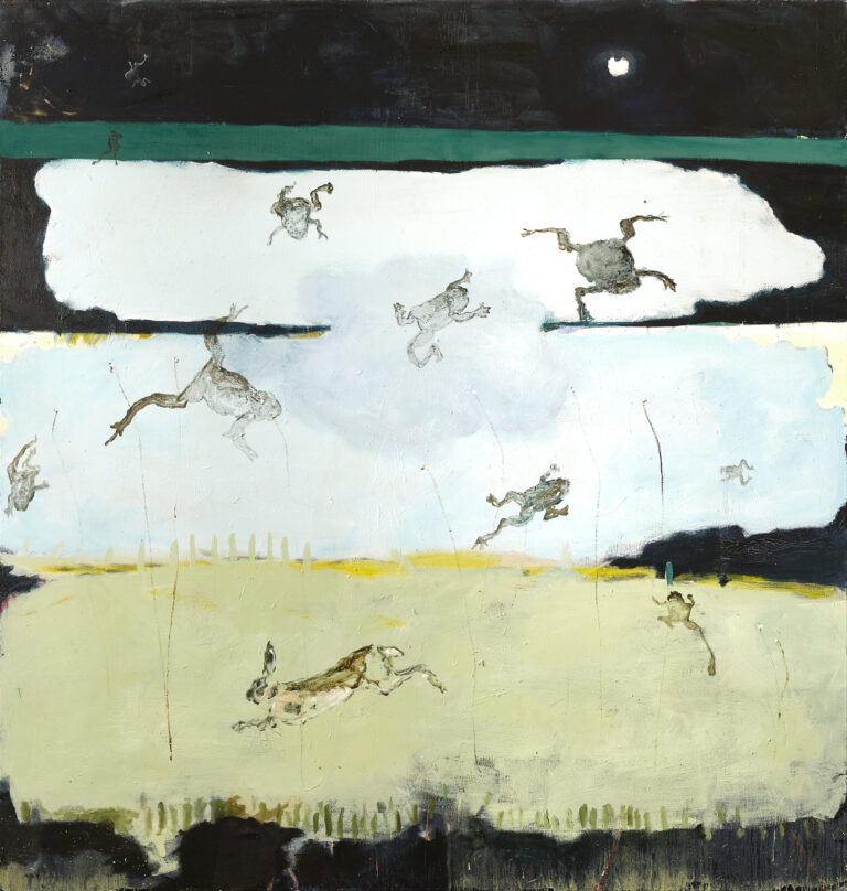 Antony Valerian, UNTERM VORHANG, Oil on Canvas, 2022