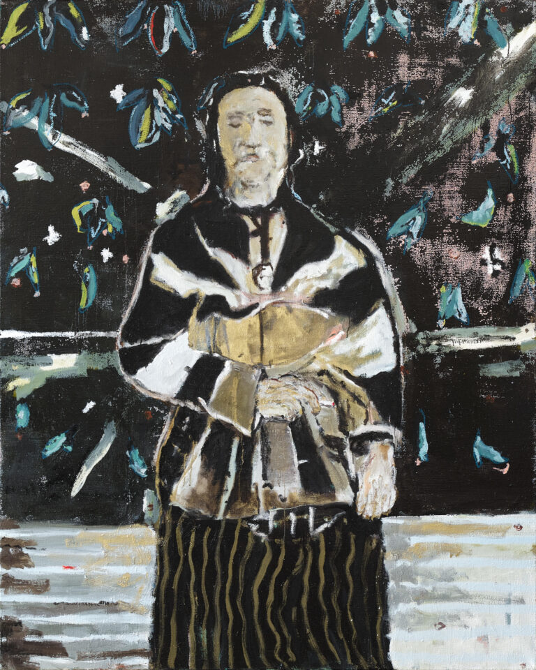 Antony Valerian, I’m the antenna, catching vibration. You’re the transmitter, givi’n information 200 x 160 cm, 2023